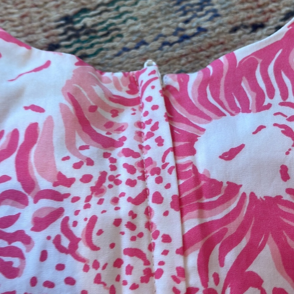 Lilly Pulitzer Pink and White Kids Dress - Picture 7 of 7